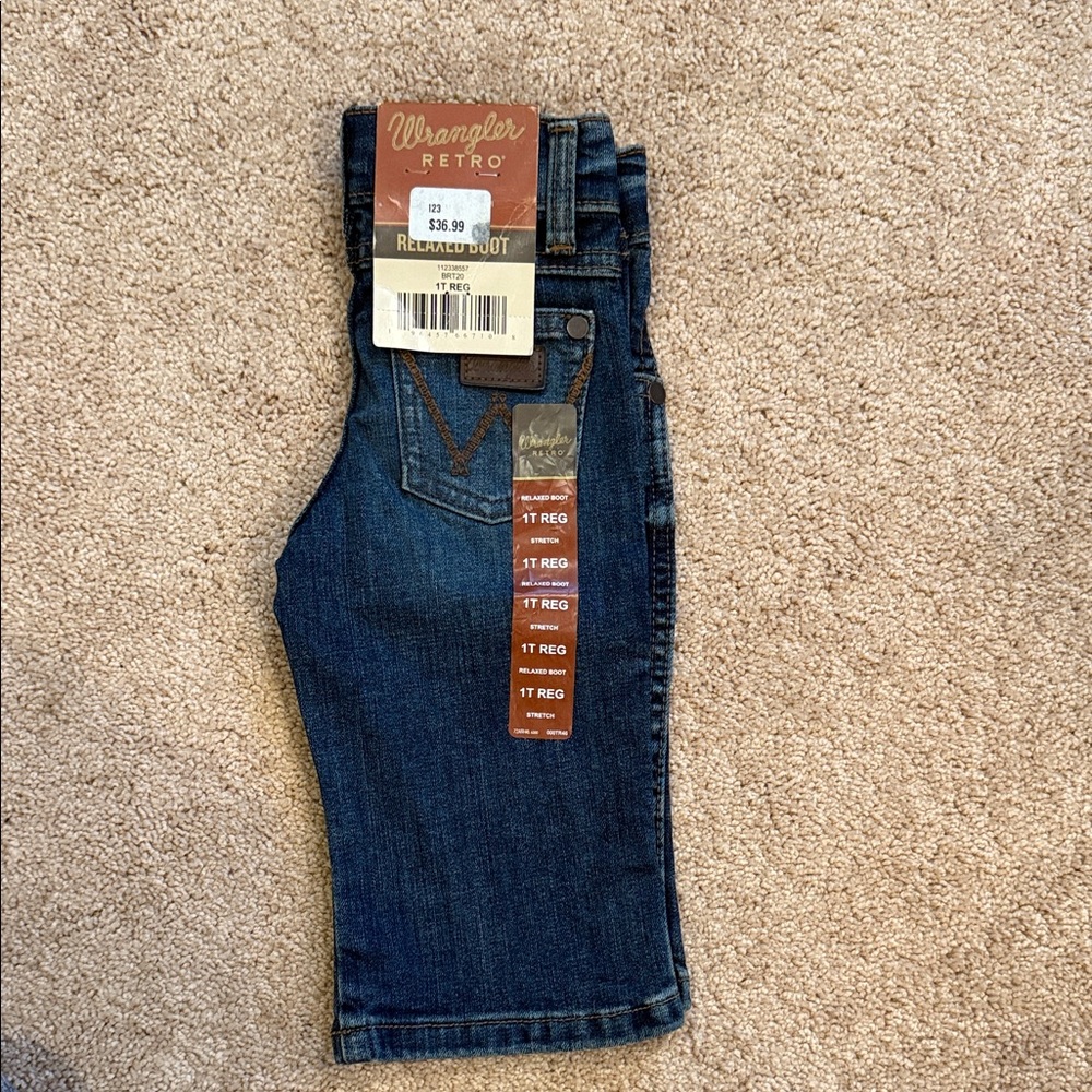 Wrangler Retro Baby Girl 1T Regular Relaxed Boot Cut